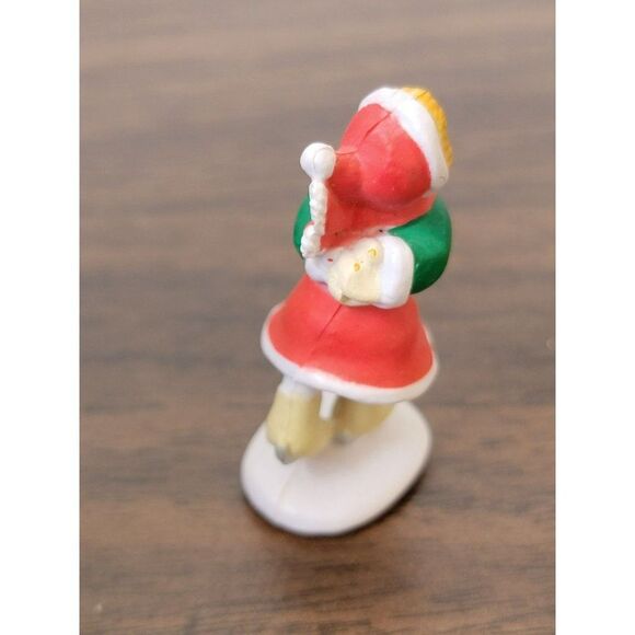 Ice skating mom woman skater Village accessory Xmas decor - Picture 3 of 4